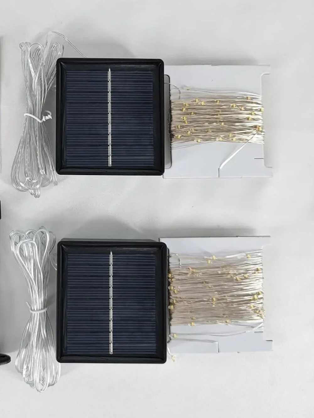 BRAND NEW Solar String Lights Outdoor Waterproof 2 Pack Total 66ft 200LED Blue